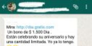 Asu00ed llega el mensaje a las conversaciones de WhatsApp.