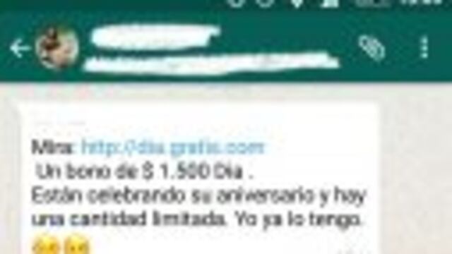 Asu00ed llega el mensaje a las conversaciones de WhatsApp.