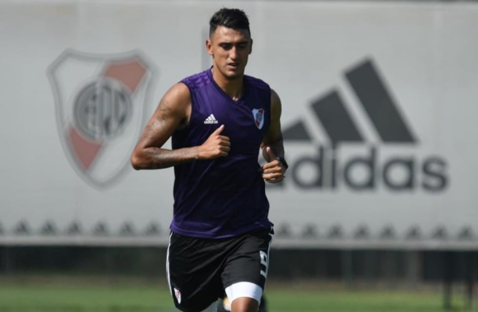 Suárez cumplió con su primer entrenamiento en River