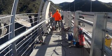 Nuevo puente sobre el San Roque\u002E