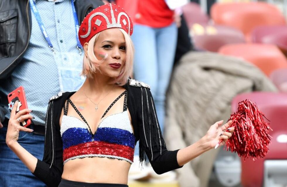 Todo el color de los hinchas en la inauguración del Mundial de Rusia 2018