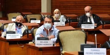 Diputados de la oposición, provistos de barbijos, en Jujuy\u002E