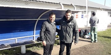 Guillermo Orsili, Director de Deportes de Tres Arroyos y Pablo Fuentes, Subsecretario de Deportes de la provincia de Buenos Aires\u002E