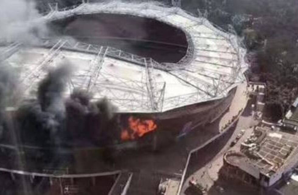 Se incendió el estadio del Shanghai Shenhua, el club donde juega Tevez en China