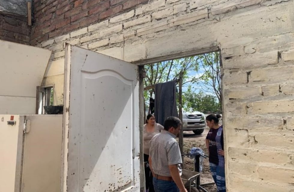 La tormenta provocó daños en casas de familia y el área cultivada en General Alvear