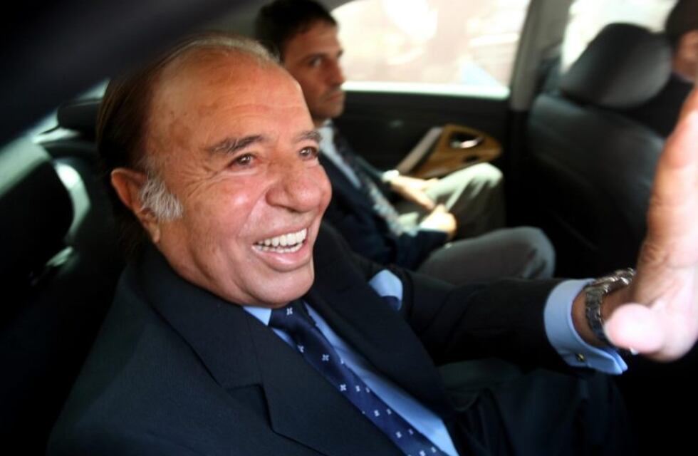 Menem recurre a la Corte por la condena en el caso "armas"