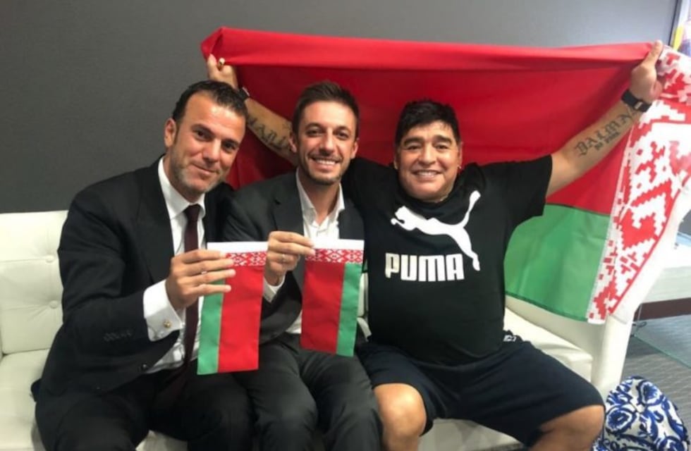 Diego Maradona se convirtió en el presidente de un club de Bielorrusia