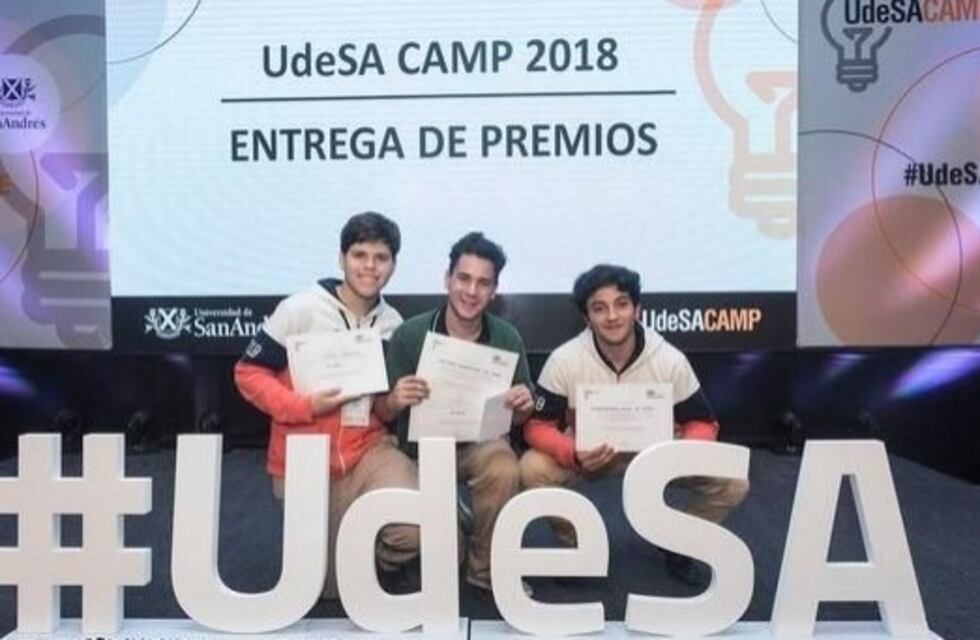 Estudiantes de Jujuy obtuvieron el primer premio en el UdeSA Camp 2018
