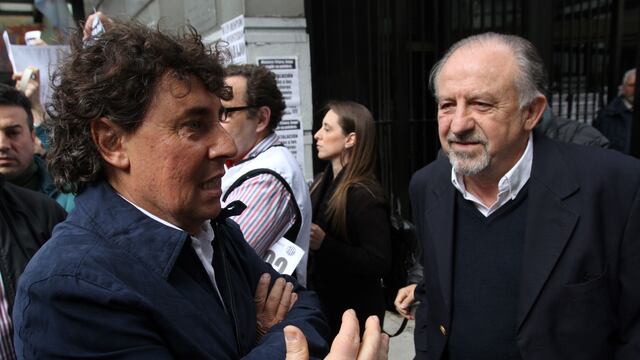 DYN06, BUENOS AIRES 09/09/2016, EL MINISTRO DE TRABAJO JORGE TRIACA RECIBIO A LOS SECRETARIOS GENERALES DE LAS DOS CTA, HUGO YASKY Y PABLO MICHELI, EN UNA AUDIENCIA CONJUNTA EN LA QUE LOS DIRIGENTES LLEVARu00c1N UNA AGENDA DE RECLAMOS.FOTOS:DYN/EZEQUIEL PONTO