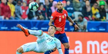 El ex Rosario Central convirtió en la despedida de la Copa América\u002E (DPA)