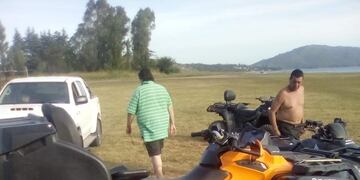 Villas Ciudad de América: tumbaron en el cuadriciclo y terminaron hospitalizados