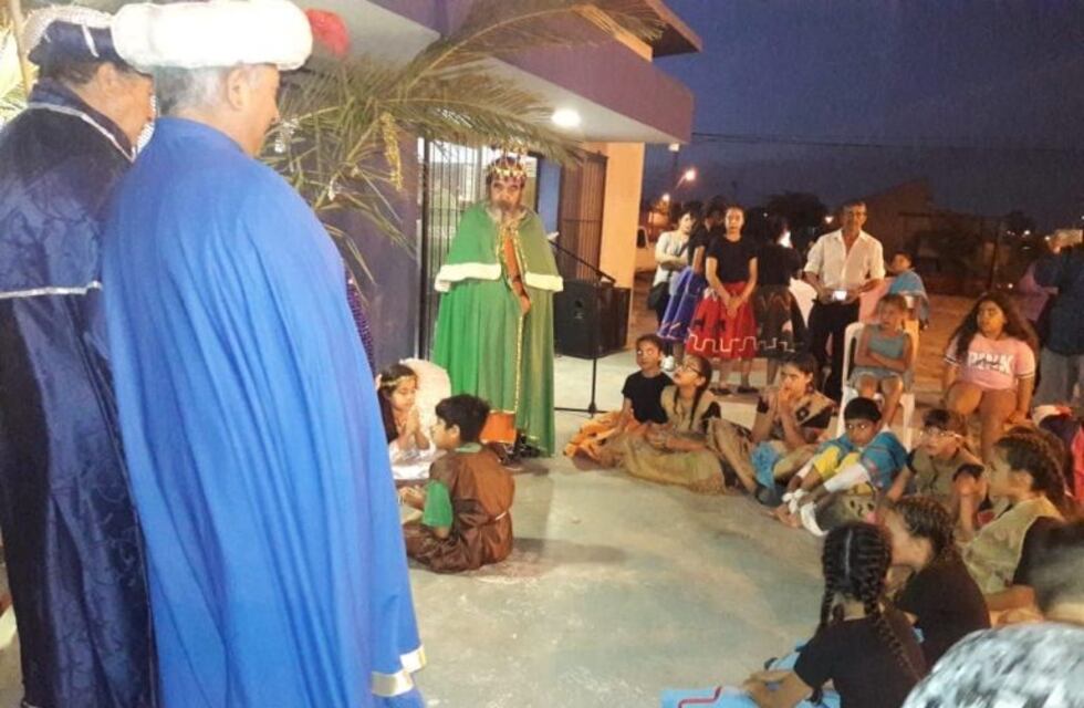 El barrio Laura realizó su pesebre viviente