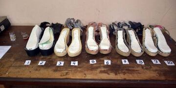 Detuvieron a dos mujeres bolivianas que transportaban cocaína en zapatos