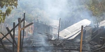 Incendio destruyó una casa en Dos de Mayo\u002E (MisionesOnline)