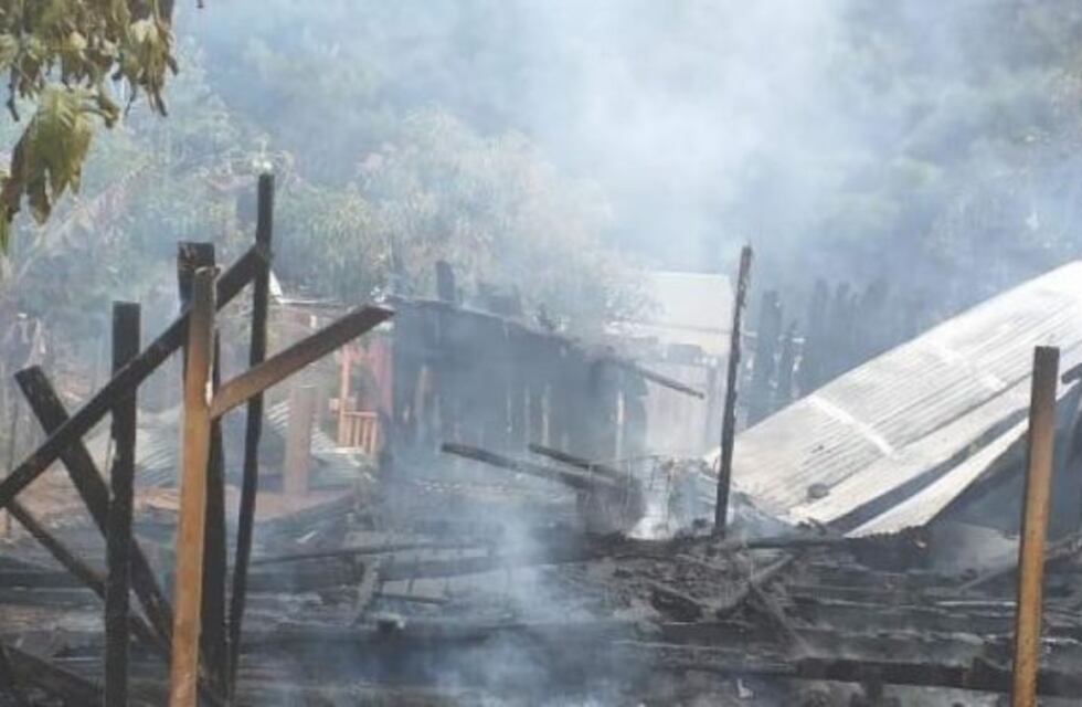 Se quemó una casa y el dueño murió atrapado por las llamas