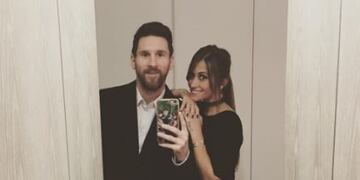 Messi y Antonella