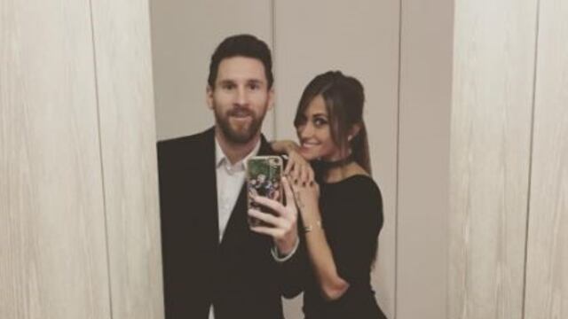 Messi y Antonella
