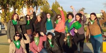 Un grupo de sanjuaninas filmó un spot publicitario a favor de la legalización del aborto\u002E