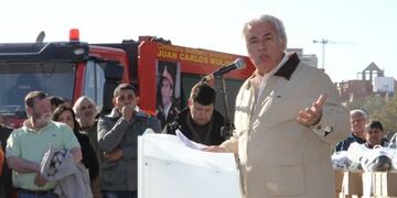 El homenaje de los Bomberos Voluntarios a José Manuel de la Sota\u002E