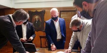 Reunion por la construcción del polo judicial en General Alvear