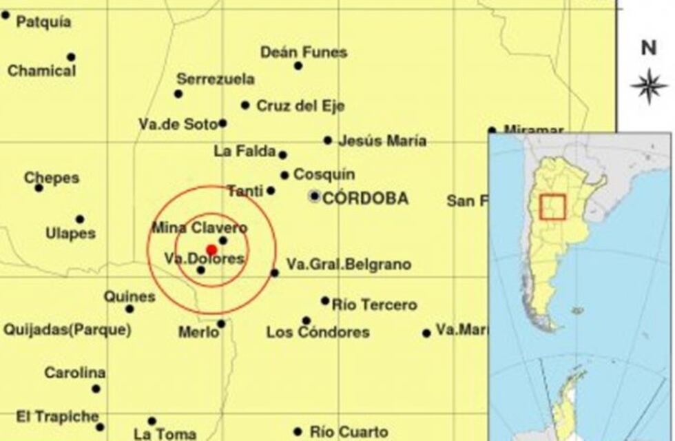 Un sismo cerca de Villa Dolores se sintió en todo Traslasierra