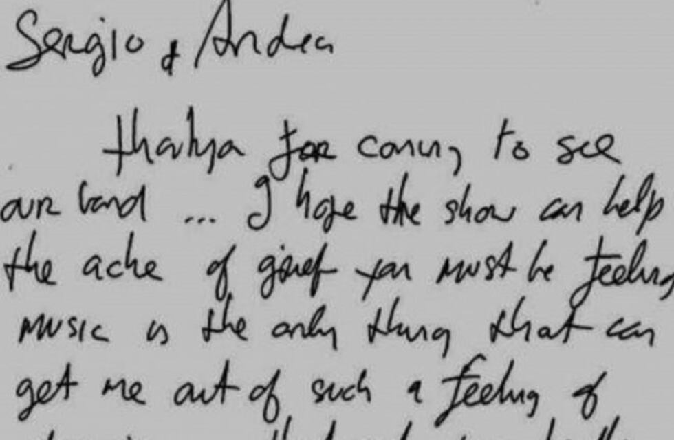 Bono le escribió una carta a la familia de Santiago Maldonado