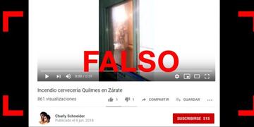 Es falso que el video viral en donde se ve un cortocircuito está relacionado con el apagón del último domingo