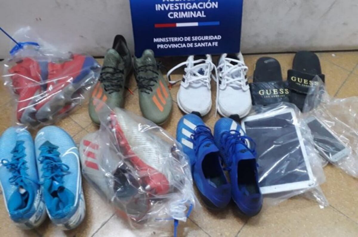 Recuperaron los botines robados a jugadores de Colón y hay un detenido