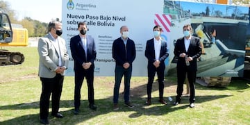 Anunciaron inversiones ferroviarias en Lomas de Zamora, San Vicente y Almirante Brown\u002E (Foto: Twitter/minsaurralde)