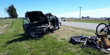 El accidente ocurrió en el acceso a Chovet\u002E (Chiche Bogdanich)