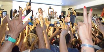 Capitanich fue electo con más del 47% de los votos\u002E (Prensa Frente Chaqueño)