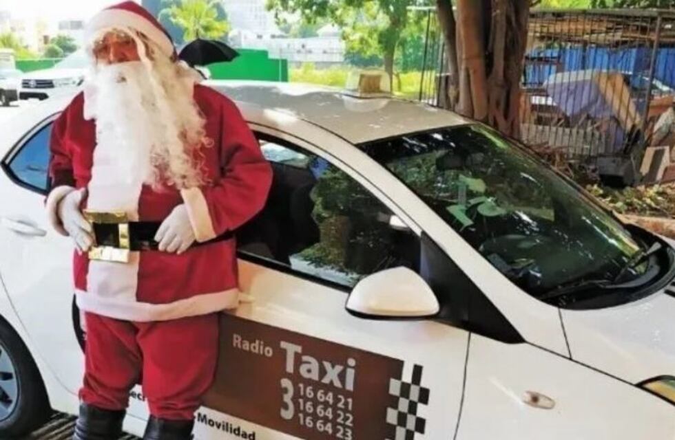 La historia de Armando, el 'Papá Noel' taxista que causa furor