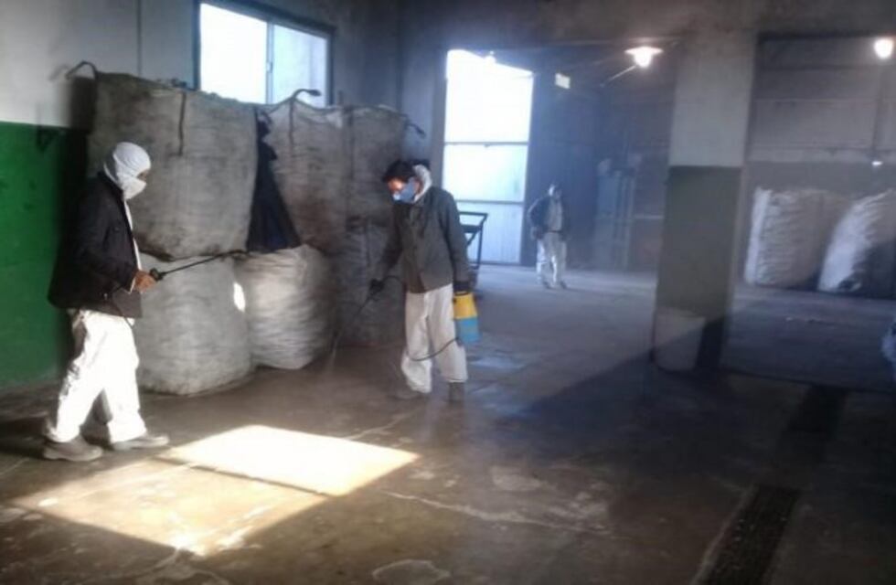 Por posible caso de coronavirus suspenden la actividad en la planta de reciclado de Bellocq