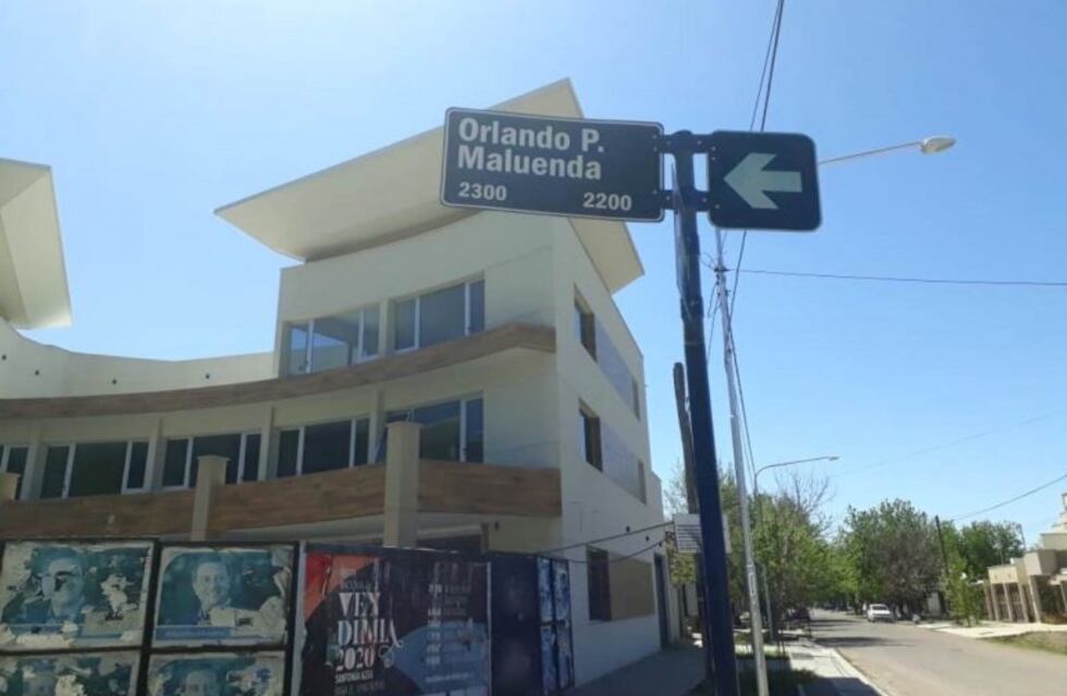 Impusieron el nombre de Orlando Pedro Maluenda al ingreso al barrio TAC