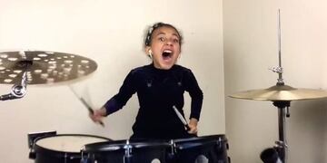 Nandi Bushell, la nena de 9 años que toca la batería como nadie