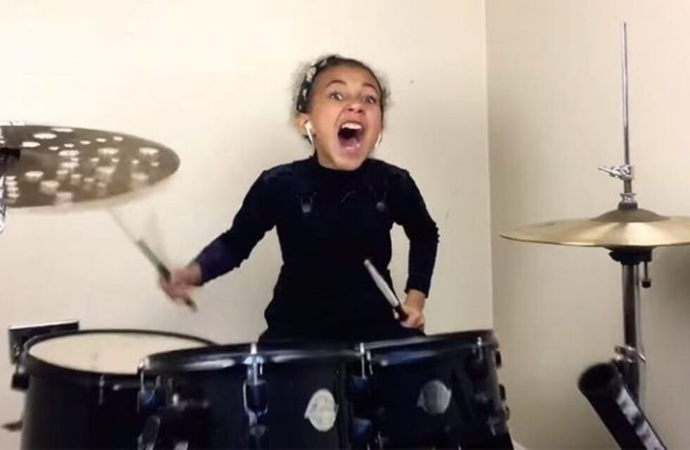Nandi Bushell, la nena de 9 años que toca la batería como nadie