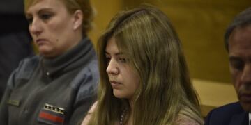 Brenda Barattini en los Tribunales de Córdoba\u002E