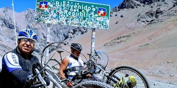 Exitoso cruce de la cordillera de Los Andes del carlospacense Santiago Gutiérrez\u002E