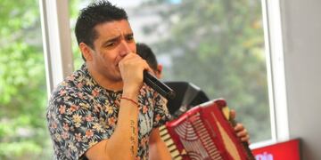 Rubén Kesito Pavón, cantante de La Banda de Carlitos\u002E