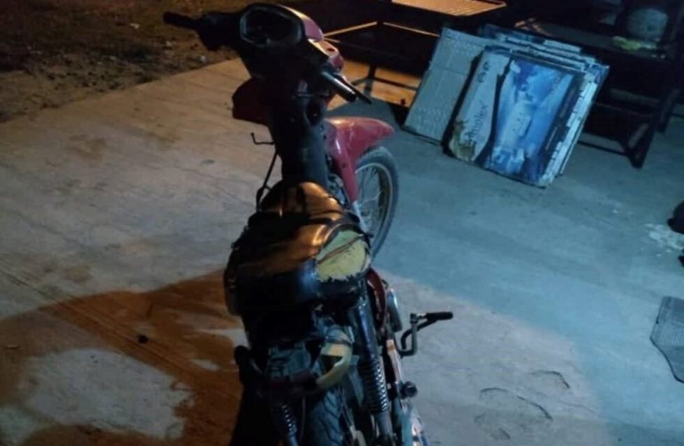Malagueño: detuvieron a un joven que conducía una moto robada
