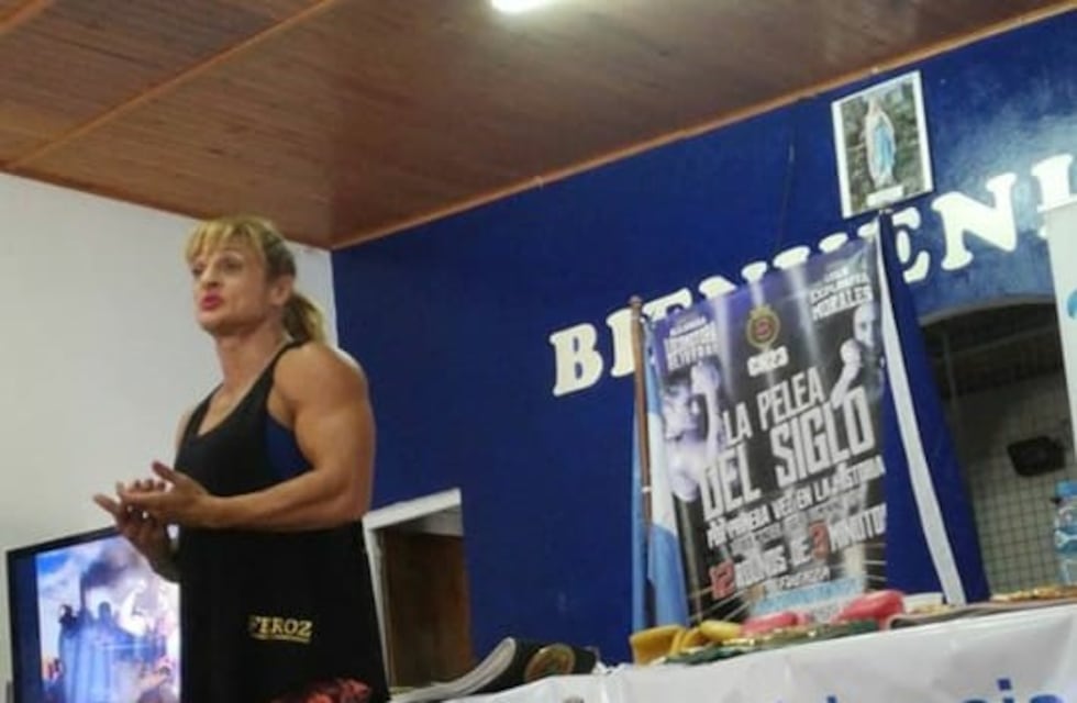 Alejandra "Locomotora" Oliveras estuvo en Gualeguaychú