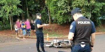 Un motociclista falleció en Puerto Iguazú