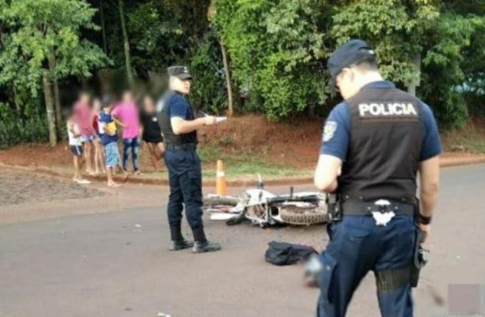 Un motociclista falleció en Puerto Iguazú