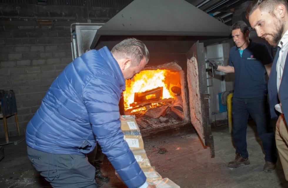 Eposto participó de la quema de droga incautada en Río Grande