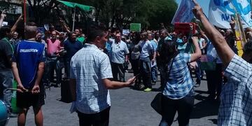 Movilización en San Rafael\u002E