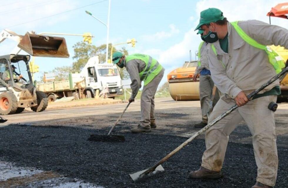 Continúa el acondicionamiento de la Avenida Kordts de Leandro N. Alem