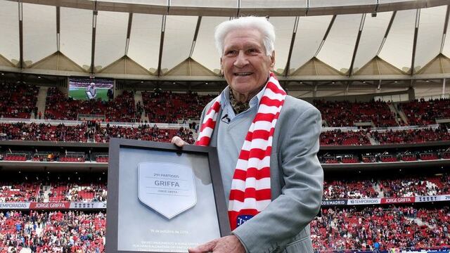 Homenaje del Atlético de Madrid a Jorge Griffa (@Atleti)