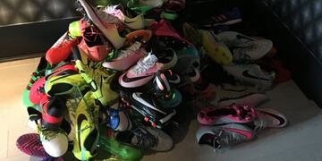 Donación de botines