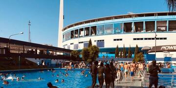 Las piletas de Racing funcionan normalmente luego del ahogamiento de un joven\u002E (Twitter)