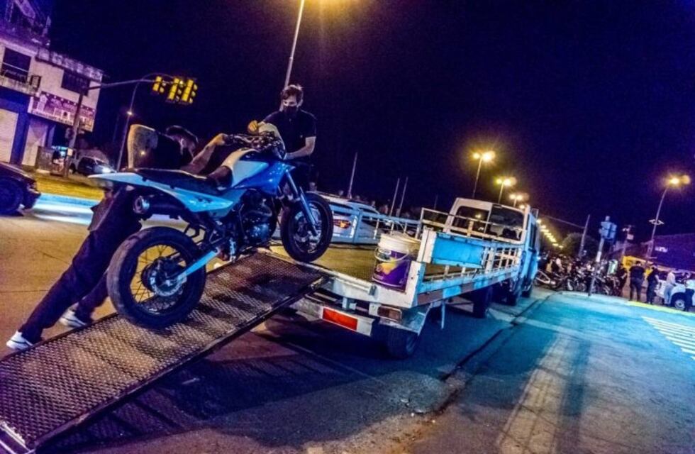 Controles vehiculares: remitieron 43 motos al corralón